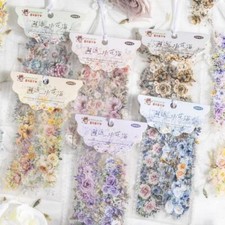 Flowers Blooms PET Stickers 20pcs/pack Journal Planner Decorative Paper Crafts