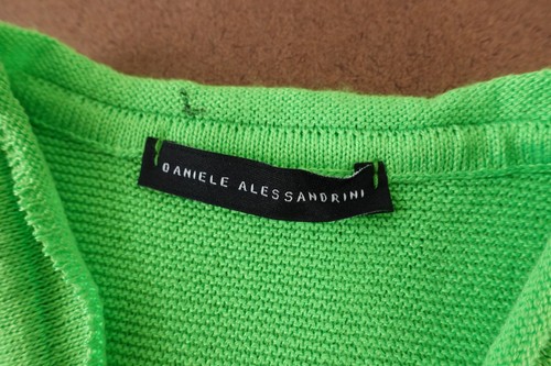Daniele Alessandrini Baby Size 12 Months Green Knit V Neck Sweater Vest NWT - Picture 2 of 7