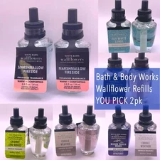 Bath & Body Works Wallflowers U PICK 2 Fragrance Refill Bulbs