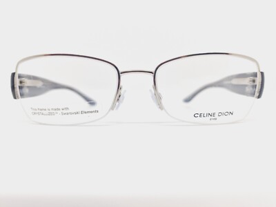 Celine Dion Eyes CD3176 CO1 Damenbrille Ex-Display silber/schwarz