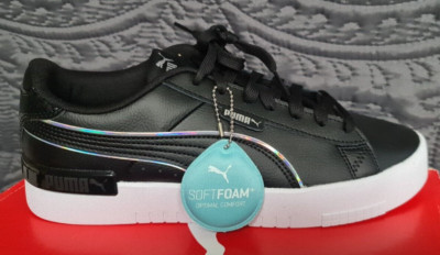 PUMA Damenschuhe Sneaker, Gr. 42, Neu, schwarz, Kunstleder, gepolstert