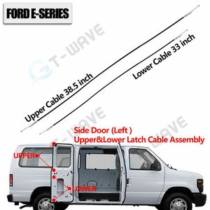 2-Piece Rear Door Latch Release Cable Set For 1997-2004 Ford F-150 & F-250 9 thumbnail image