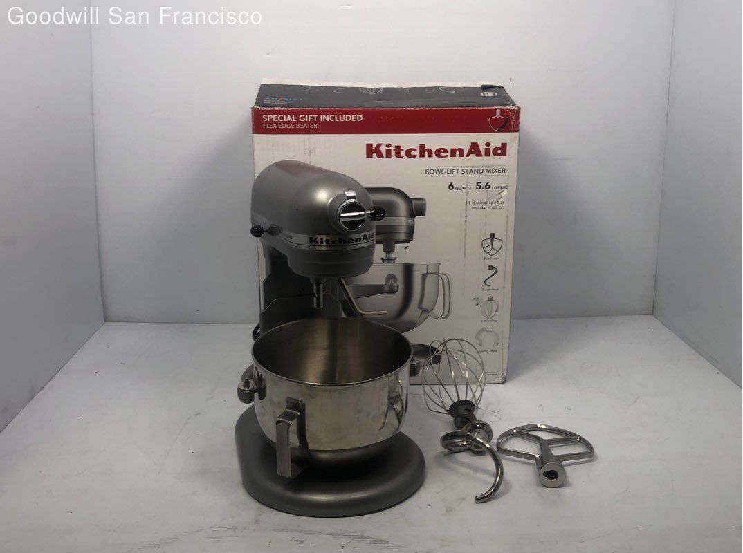 KitchenAid KG25H3XSL 5 Quart Bowl Lift Stand Mixer With Attachments eBay
