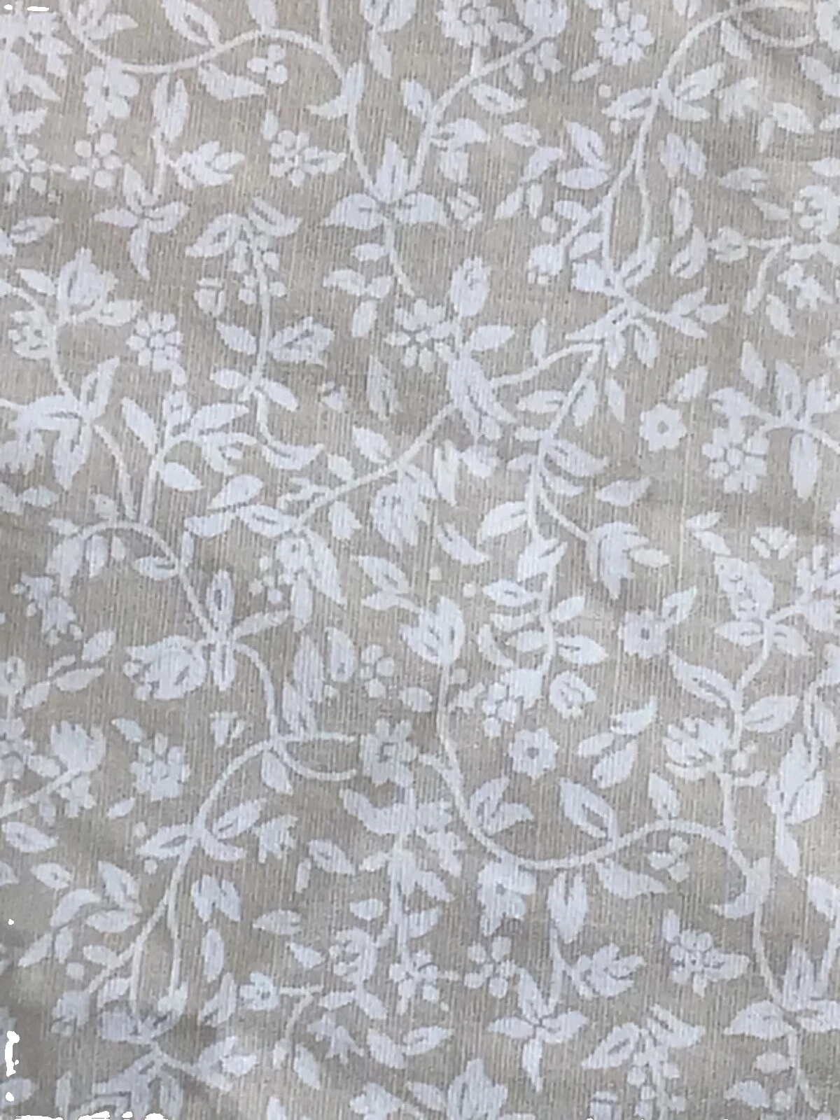 Géneros artesanales Floral Transparente Blanco