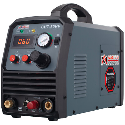 CUT-60HF, Pro. 60 Amp Non-touch Pilot Arc Plasma Cutter, 100V-250V Cutting New