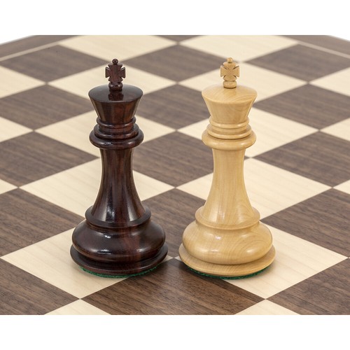 Sentinel Rosewood and Walnut Chess Set - Picture 7 of 8