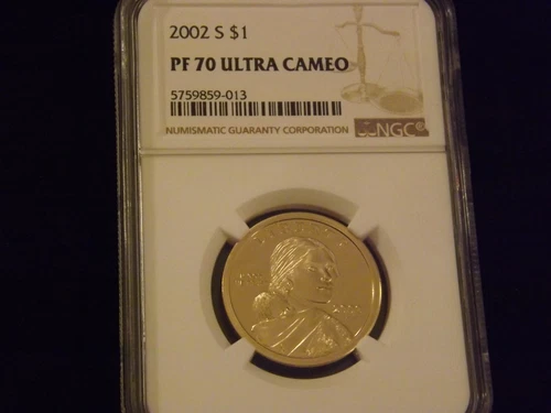 2002-S   $1  Sacagawea          NGC PF 70 Ultra Cameo