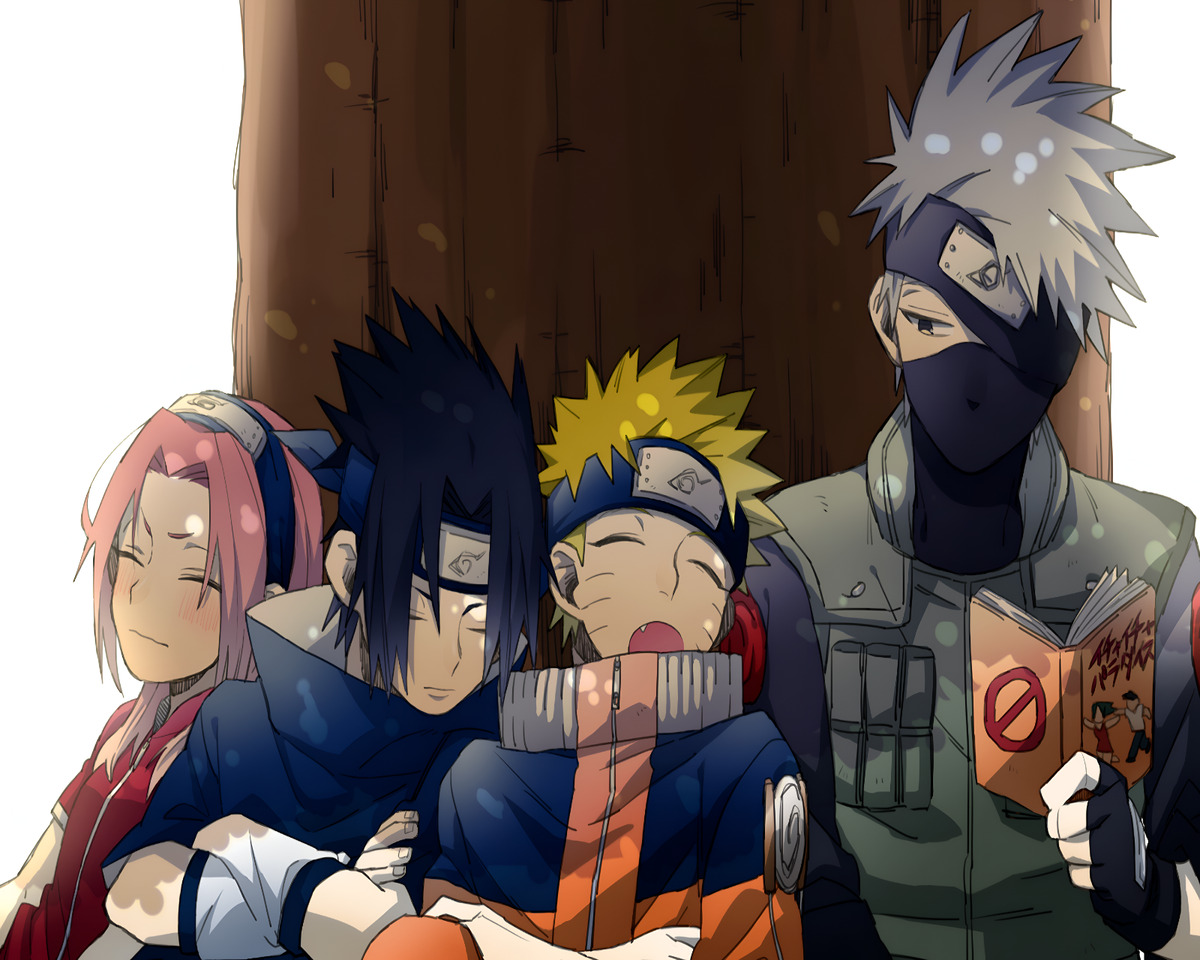 Kakashi Team Naruto Sasuke and Sakura