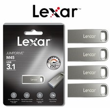 USB Lexar 32GB 64GB 128GB 256GB Flash Drive JumpDrive M45 Memory Stick LJDM45
