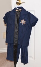 Kid s Police Officer Costume Dress Up Size 2-3 Halloween