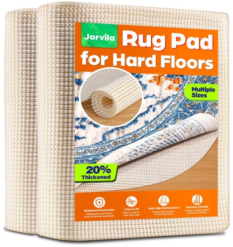 Non-Slip Rug Pad 6 Ft Round Rug Gripper for Hardwood Floors Anti Skid Mat for... - 第 1/8 張圖片