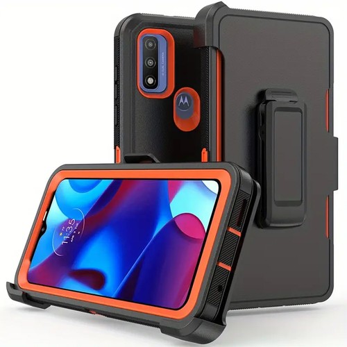 For Motorola Moto G Play 2023 Case Cover Belt Clip Fits Otterbox +Tempered Glass - Picture 3 of 29