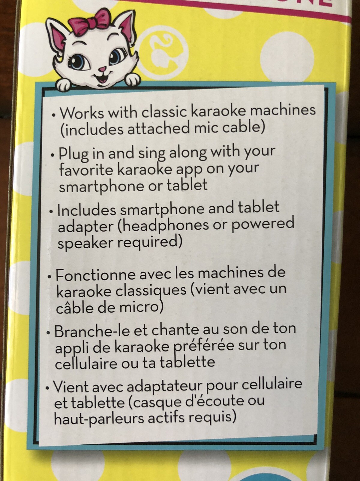 First Act Barbie Wired Microphone BR924 Works With Classic Karaoke