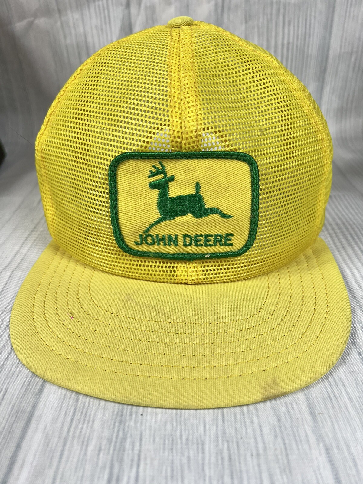John Deere Cappellino Baseball Uomo – Logo Ricamato Con Retro A Retina