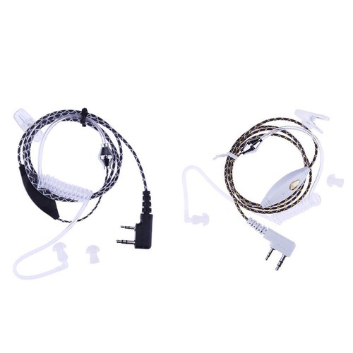 2 Pin Air Acoustic Tube Earpiece Headset for Kenwood Walkie Talkie Radio - Zdjęcie 2 z 6