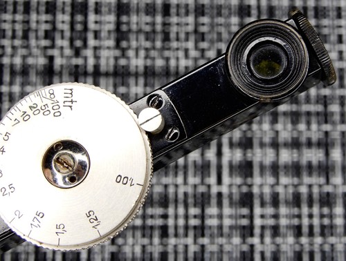 Leica Large Wheel Black & Nickel FOFER Rangefinder Meter Scale #12 - Picture 10 of 24
