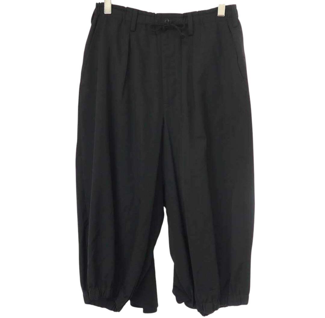 パンツ Yohji Yamamoto Wide Black Crow Pants Yohji Yamamoto POUR HOMME RE Crow Pants Black _ FASCINATE