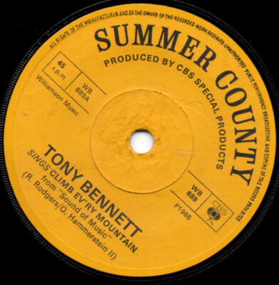 Tony Bennett / Doris Day - Climb Ev'ry Mountain' / Do Re Mi (7'', Sol)