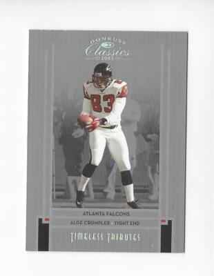 2005 Classics Timeless Tributes Silver #4 Alge Crumpler Falcons /50 