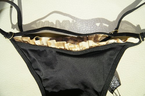 Marlies Dekkers Undressed Black EARLY JET SET String Sided Thong 15154 - Picture 12 of 15