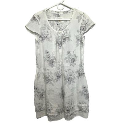 Malvin Hamburg Germany I Love Linen Floral Dress Sz M | eBay