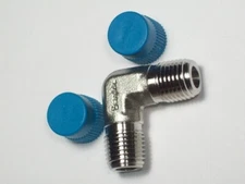 1 - Swagelok Stainless Steel Male Elbow Fitting,  1/4"  Male NPT,  SS-4-ME