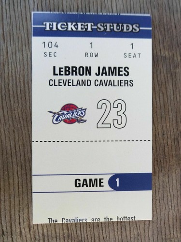 Lebron James RC 2003-04 Fleer Authentix Rookie#1-Cavaliers RC G GOAT HOF/LAKERS - Picture 3 of 5