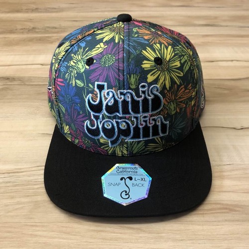 New RARE ~ JANIS JOPLIN ~ Grassroots Limited Edition Snapback Hat ~ Size L/XL