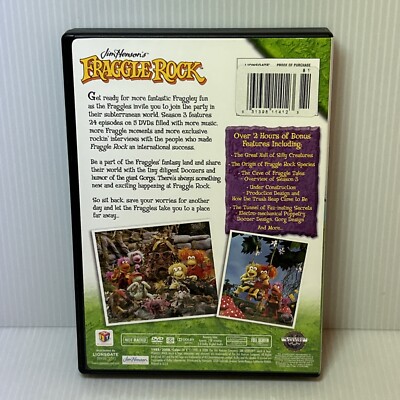 Fraggle Rock - Complete Third Season 3 (DVD, 1984-85) w/ Slipcover