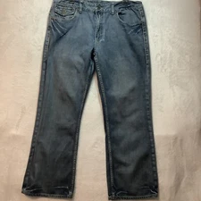 Buffalo Jeans by David Bitton Mens size 36 x 28.5 Play straight leg Medium wash