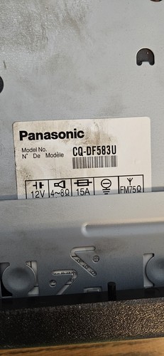Panasonic CQ-DF583U Car Stero Untested - Picture 10 of 11