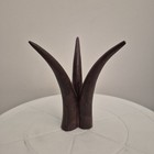 Vintage Wooden Abstract Sculpture Handmade Ornament 1996 Unusual 