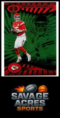 Patrick Mahomes 2024 Panini Illusions Emerald Trophy Collection #42 Chiefs