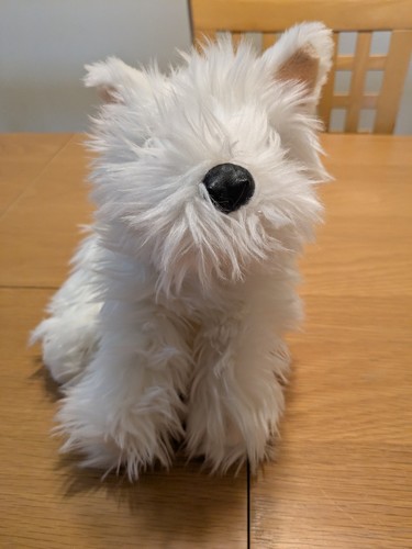 White Westie Pup Terrier Dog Plush Puppy Stuffed Animal 2010 Rare Toys R Us - Picture 3 of 10