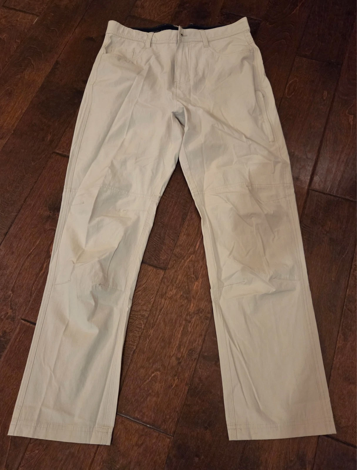 Ascend Men's Hiking Pants Size 30x30 Khaki Stretch Cargo Base Camp Approved