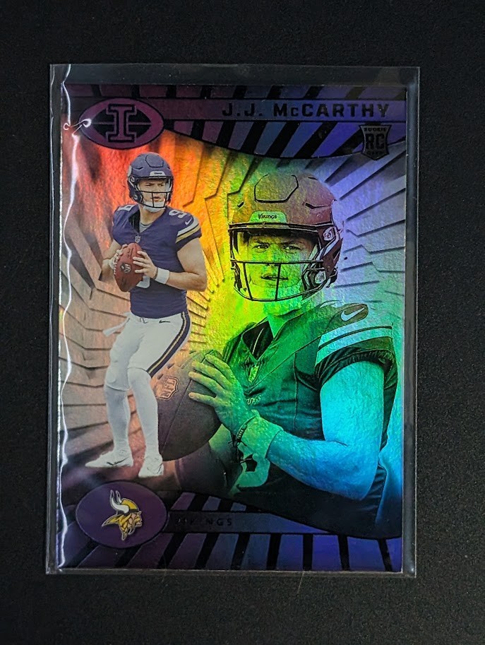 2024 Panini Illusions J.J. McCarthy RC Rookie Card #100 Minnesota Vikings