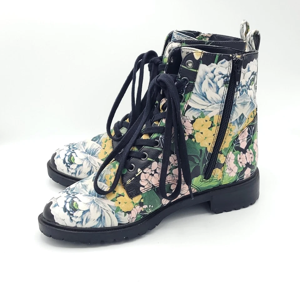 Steve Madden Oficial Botas Florales Mujer Talla 8.5 Foto 4 de 4