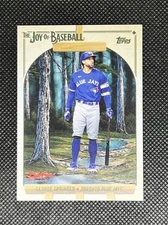 2023 Topps x Bob Ross the Joy of Baseball, George Springer, Easel Canvas, No. 72