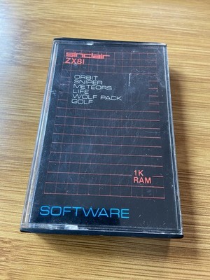 Orbit, Sniper, Meteore, Life, Wolf Pack, Golf Sinclair ZX81 Spiele