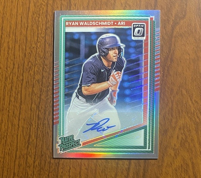 2025 Panini Donruss Optic #169 Ryan Waldschmidt Rated Prospect Holo Prizm Auto