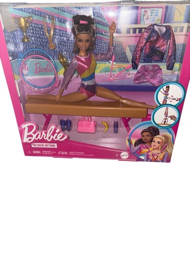 Nwt Barbie Gymnastics Play set