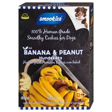 Smookies Banane & Erdnuss, 200g - ein Keks, den Hunde lieben! Hundekeks Leckerli