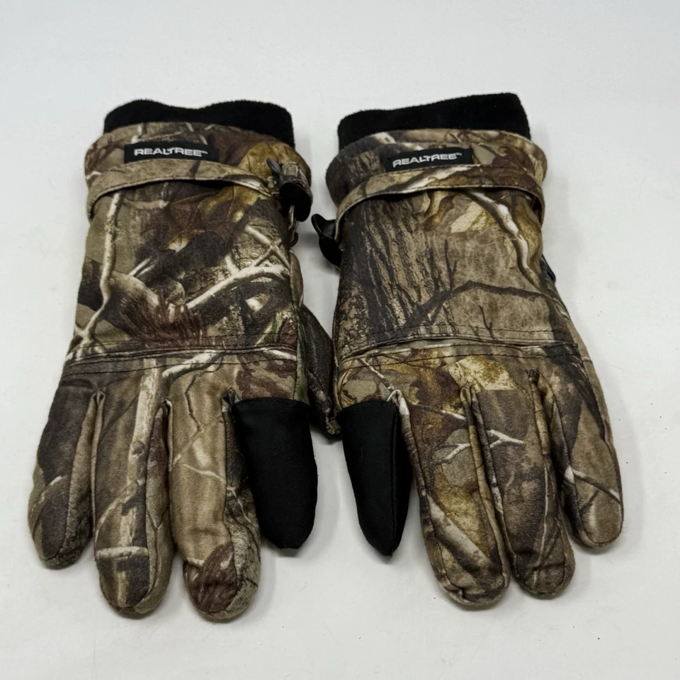 Realtree Thermore Hunting Gloves Camo Trigger Finger Mens Large Extra Large - Image 2 of 4