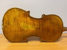 New 15.5" Viola - Antique Style Hand-made Flamed Back Bow Case 103