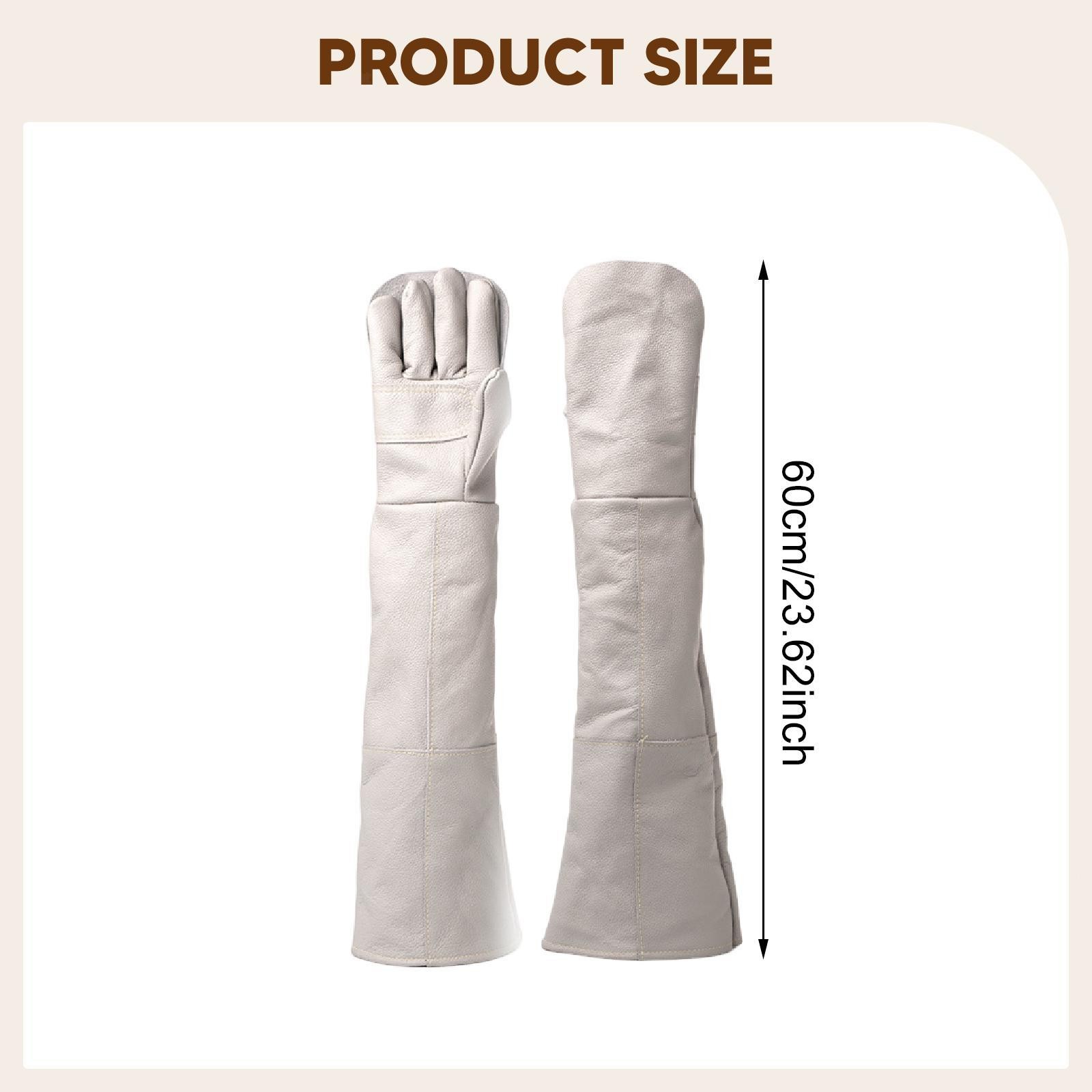 Animal Handling Gloves Protect PU Full Protection for Lizard Dog Animal