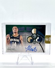 Micah Peavy 2025-26Topps 3  Green Rookie Triple Patch Autograph 1/8 Pelicans