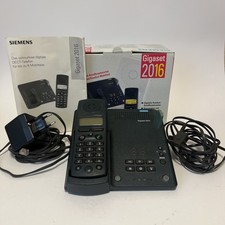Siemens Gigaset 2000C & Beantworter 2016 Festnetztelefon Mobilteil Hand Vintage