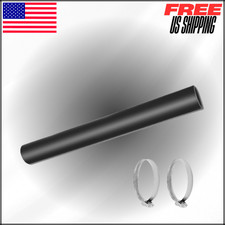 Gasoline Fuel Filler Neck Hose with 2 Clamps Reinforced 7 7/8"Length 1 1/2" ID