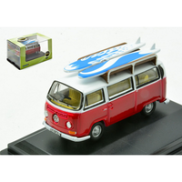 Vw Bay Window Bus With Surfboards 1:76 Oxford Auto Stradali -D- Neues Modell