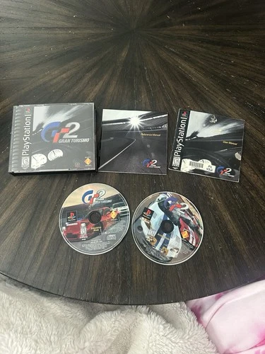 PlayStation 1 PS1 Game Gran Turismo 2 CIB Complete In Box